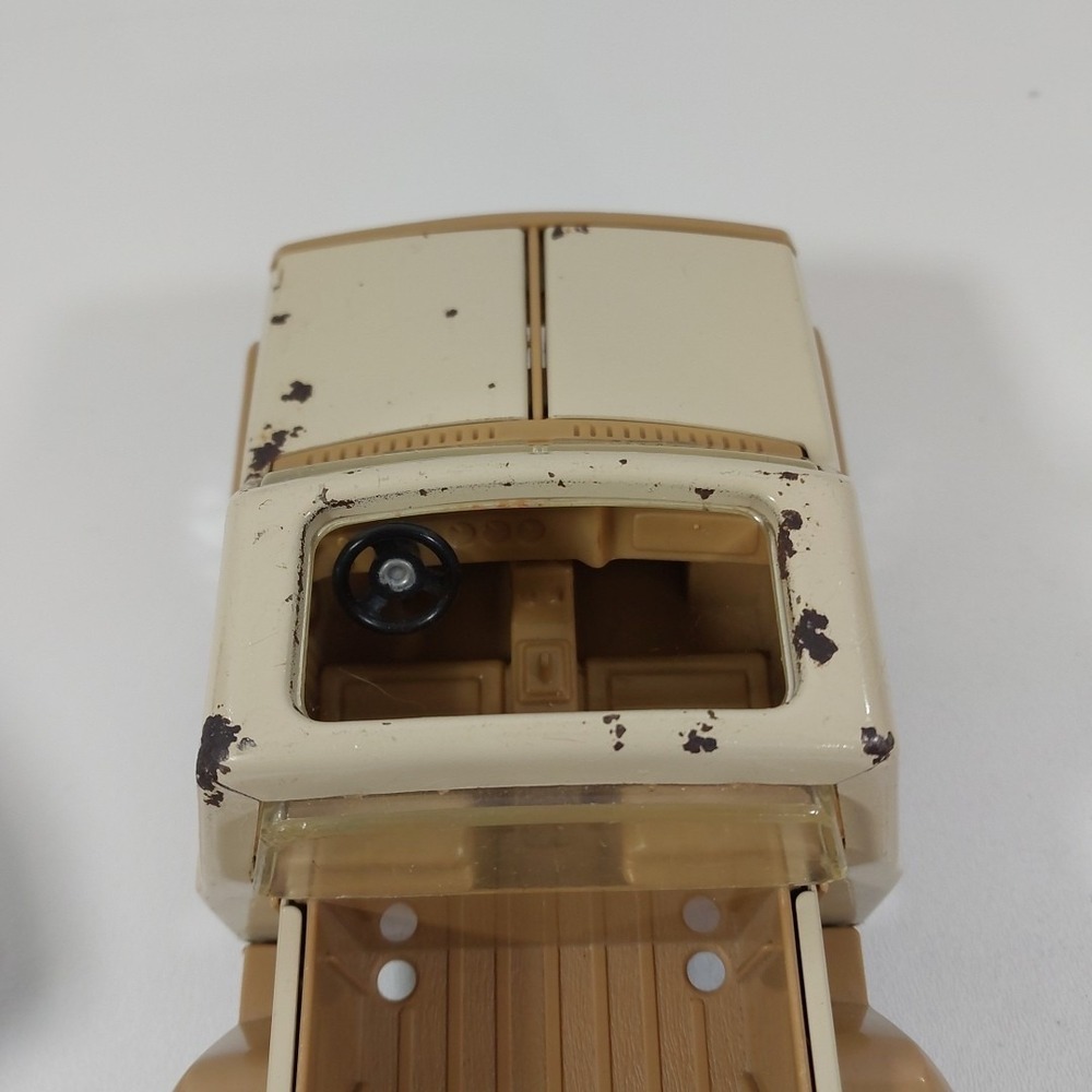 Vintage 1979 Tonka Buckin' Bronco Pick-Up Truck w/ Horse Trailer Tan #812562 - Picture 6 of 11